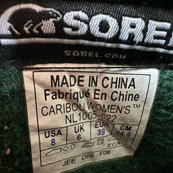 Sorel Caribou Light Purple Boots Waterproof Insulated Lace Up Women’s Size 8 - Picture 10 of 15